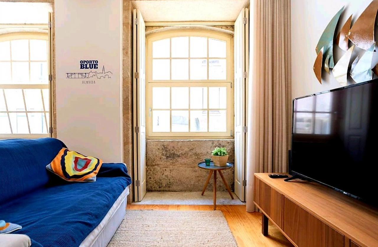 Appartamento Oporto Blue Almada Esterno foto