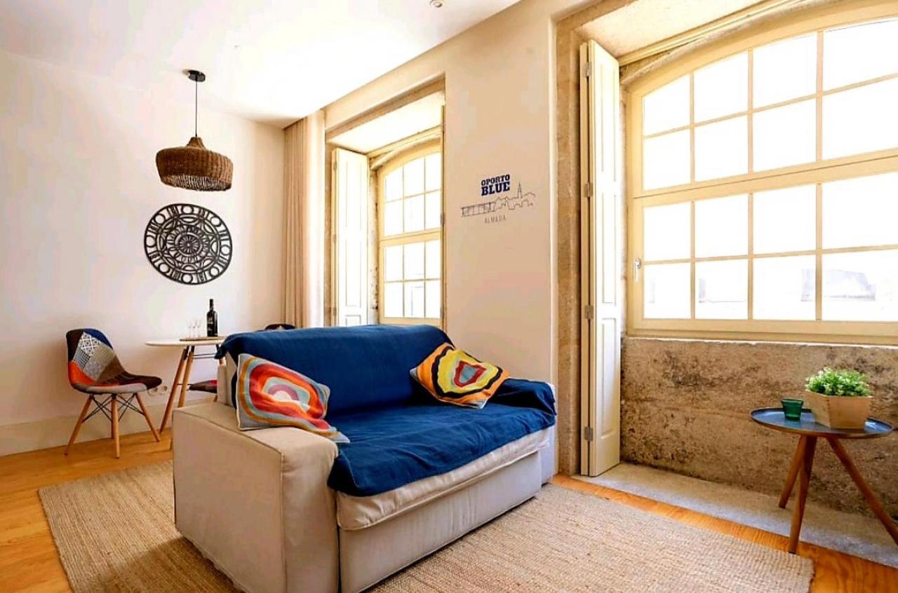 Appartamento Oporto Blue Almada Esterno foto